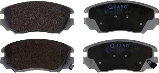 QUARO QP2951 - Brake Pad Set, disc brake autospares.lv