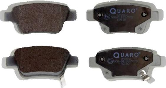 QUARO QP2562 - Brake Pad Set, disc brake autospares.lv