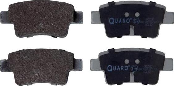 QUARO QP2530 - Brake Pad Set, disc brake autospares.lv