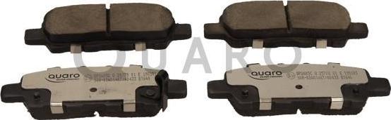 QUARO QP2605C - Brake Pad Set, disc brake autospares.lv