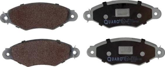 QUARO QP2611 - Brake Pad Set, disc brake autospares.lv