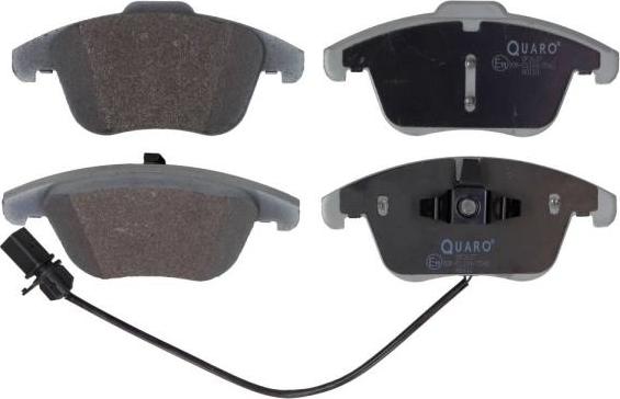 QUARO QP2637 - Brake Pad Set, disc brake autospares.lv