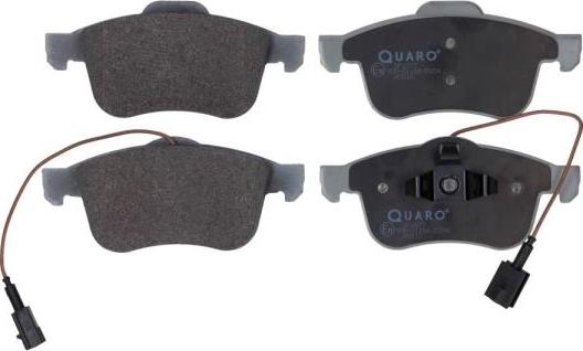 QUARO QP2677 - Brake Pad Set, disc brake autospares.lv