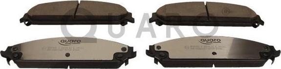 QUARO QP2043C - Brake Pad Set, disc brake autospares.lv