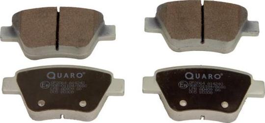 QUARO QP2064 - Brake Pad Set, disc brake autospares.lv