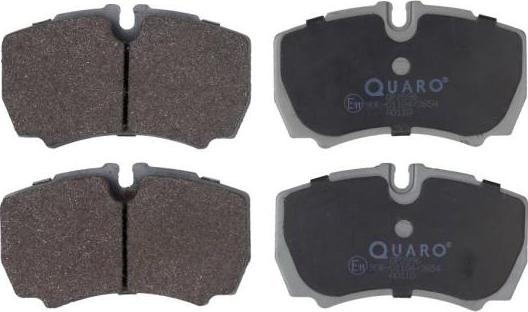 QUARO QP2896 - Brake Pad Set, disc brake autospares.lv