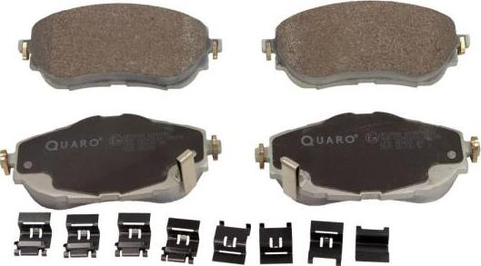 QUARO QP2884 - Brake Pad Set, disc brake autospares.lv