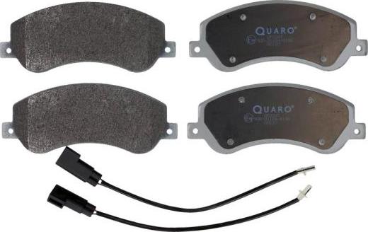 QUARO QP2247 - Brake Pad Set, disc brake autospares.lv