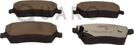 QUARO QP2261C - Brake Pad Set, disc brake autospares.lv