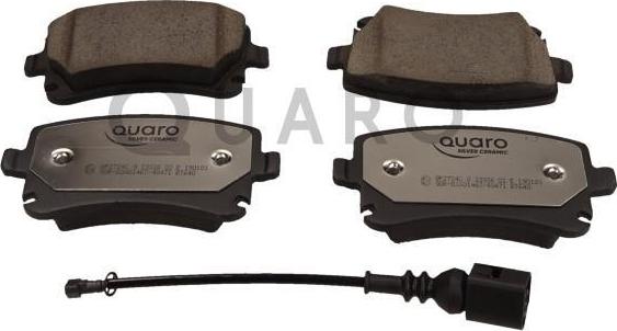 QUARO QP2724C - Brake Pad Set, disc brake autospares.lv