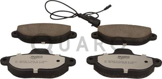 QUARO QP7932C - Brake Pad Set, disc brake autospares.lv