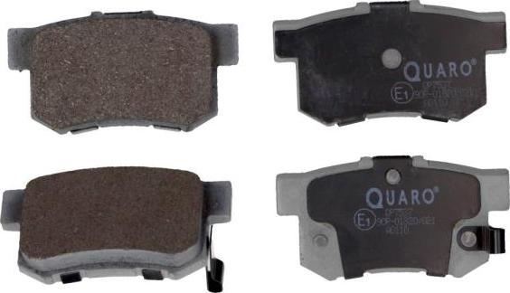 QUARO QP7537 - Brake Pad Set, disc brake autospares.lv