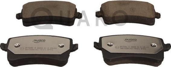 QUARO QP7525C - Brake Pad Set, disc brake autospares.lv