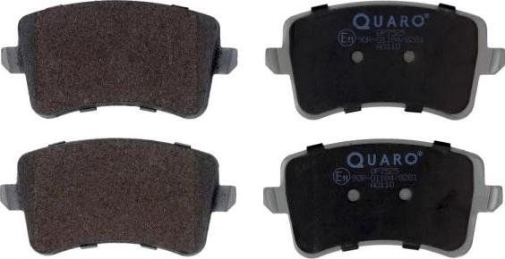 QUARO QP7525 - Brake Pad Set, disc brake autospares.lv