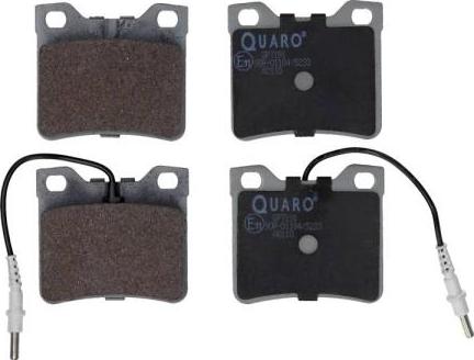 QUARO QP7191 - Brake Pad Set, disc brake autospares.lv