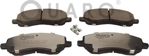 QUARO QP7145C - Brake Pad Set, disc brake autospares.lv