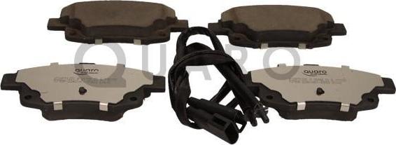 QUARO QP7135C - Brake Pad Set, disc brake autospares.lv