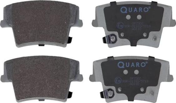 QUARO QP7302 - Brake Pad Set, disc brake autospares.lv