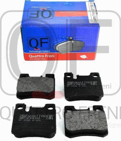 Quattro Freni QF59800 - Brake Pad Set, disc brake autospares.lv