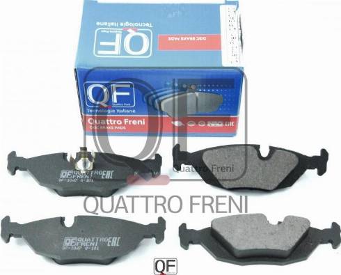 Quattro Freni QF54700 - Brake Pad Set, disc brake autospares.lv