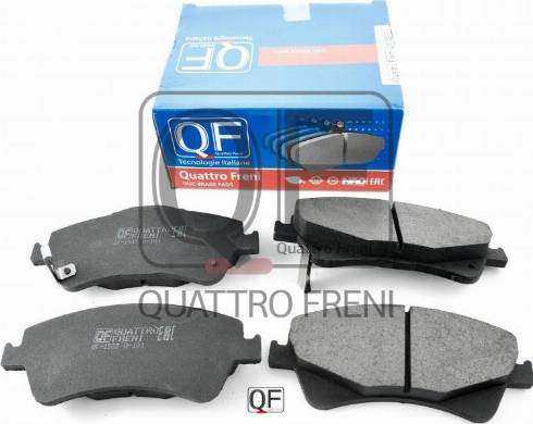 Quattro Freni QF500302 - Brake Pad Set, disc brake autospares.lv