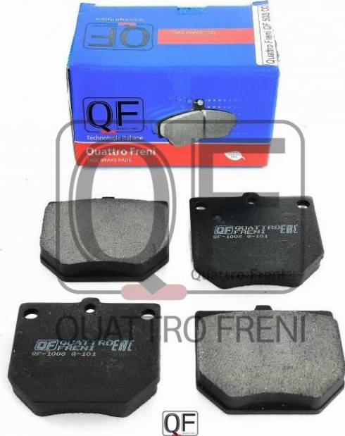 Quattro Freni QF50800 - Brake Pad Set, disc brake autospares.lv