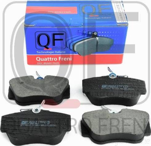 Quattro Freni QF51700177 - Brake Pad Set, disc brake autospares.lv