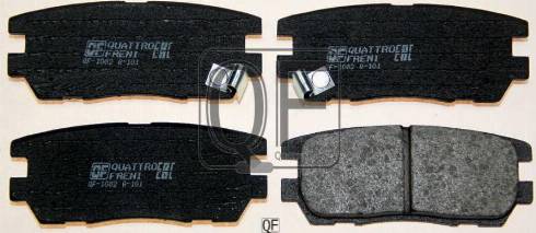 Quattro Freni QF58202 - Brake Pad Set, disc brake autospares.lv