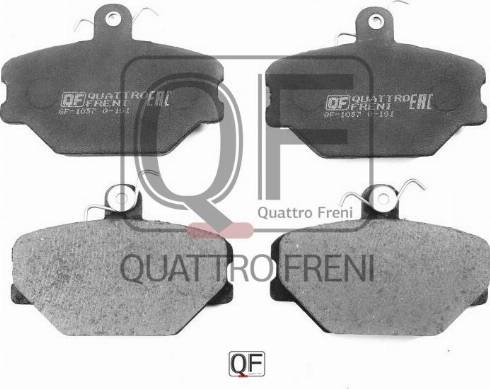 Quattro Freni QF53700 - Brake Pad Set, disc brake autospares.lv