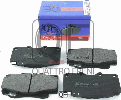 Quattro Freni QF52602 - Brake Pad Set, disc brake autospares.lv