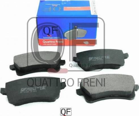 Quattro Freni QF69800 - Brake Pad Set, disc brake autospares.lv