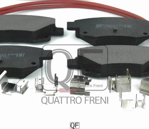 Quattro Freni QF64750 - Brake Pad Set, disc brake autospares.lv