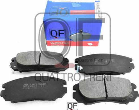 Quattro Freni QF66002 - Brake Pad Set, disc brake autospares.lv