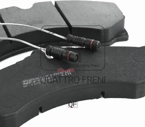 Quattro Freni QF60315 - Brake Pad Set, disc brake autospares.lv