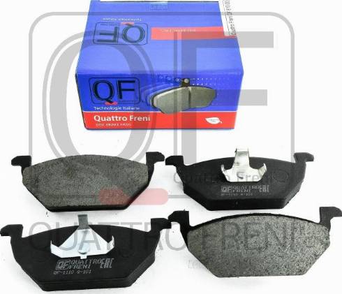 Quattro Freni QF61000 - Brake Pad Set, disc brake autospares.lv