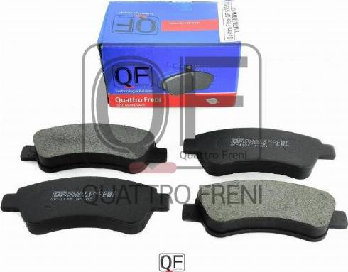 Quattro Freni QF63600 - Brake Pad Set, disc brake autospares.lv