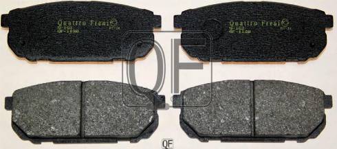 Quattro Freni QF63800 - Brake Pad Set, disc brake autospares.lv