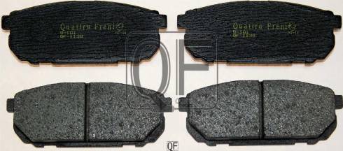 Quattro Freni QF63802 - Brake Pad Set, disc brake autospares.lv