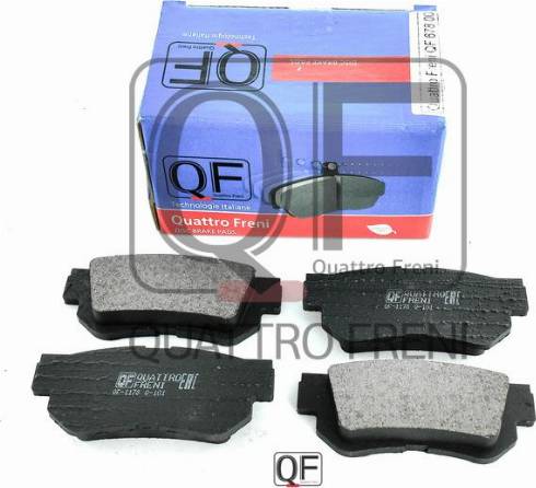 Quattro Freni QF67800 - Brake Pad Set, disc brake autospares.lv