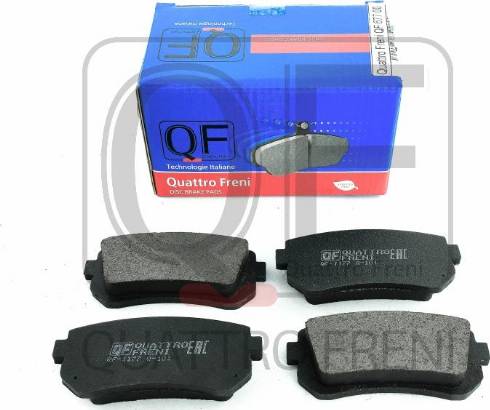 Quattro Freni QF67700 - Brake Pad Set, disc brake autospares.lv