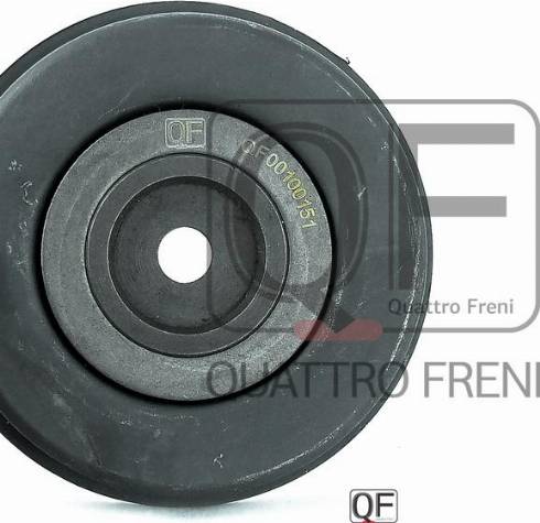 Quattro Freni QF00100151 - Pulley, v-ribbed belt autospares.lv