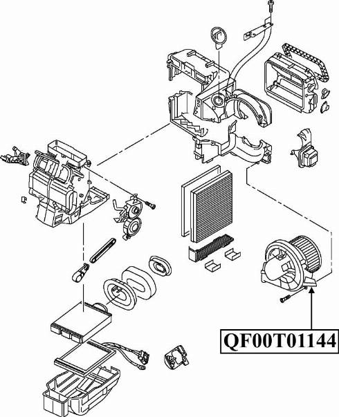 Quattro Freni QF00Q00052 - Interior Blower autospares.lv