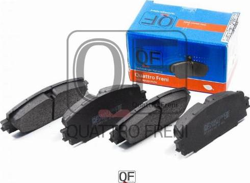 Quattro Freni QF89100 - Brake Pad Set, disc brake autospares.lv