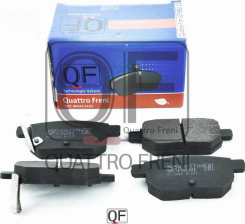 Quattro Freni QF89202 - Brake Pad Set, disc brake autospares.lv