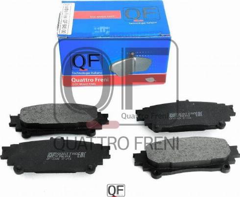 Quattro Freni QF84500 - Brake Pad Set, disc brake autospares.lv