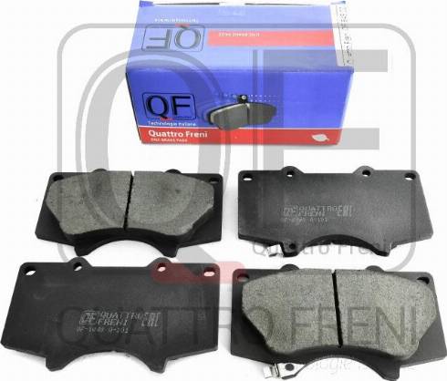 Quattro Freni QF84802 - Brake Pad Set, disc brake autospares.lv