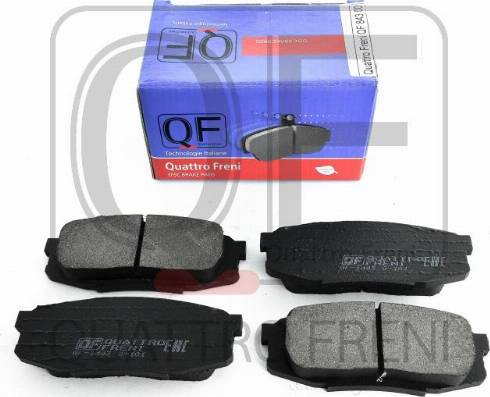 Quattro Freni QF84300 - Brake Pad Set, disc brake autospares.lv