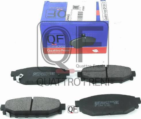 Quattro Freni QF80402 - Brake Pad Set, disc brake autospares.lv