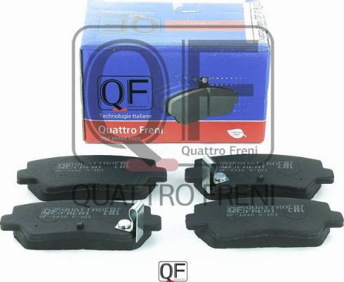 Quattro Freni QF81802 - Brake Pad Set, disc brake autospares.lv