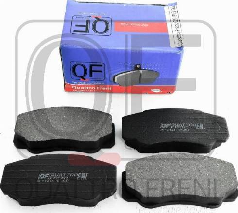 Quattro Freni QF81300 - Brake Pad Set, disc brake autospares.lv